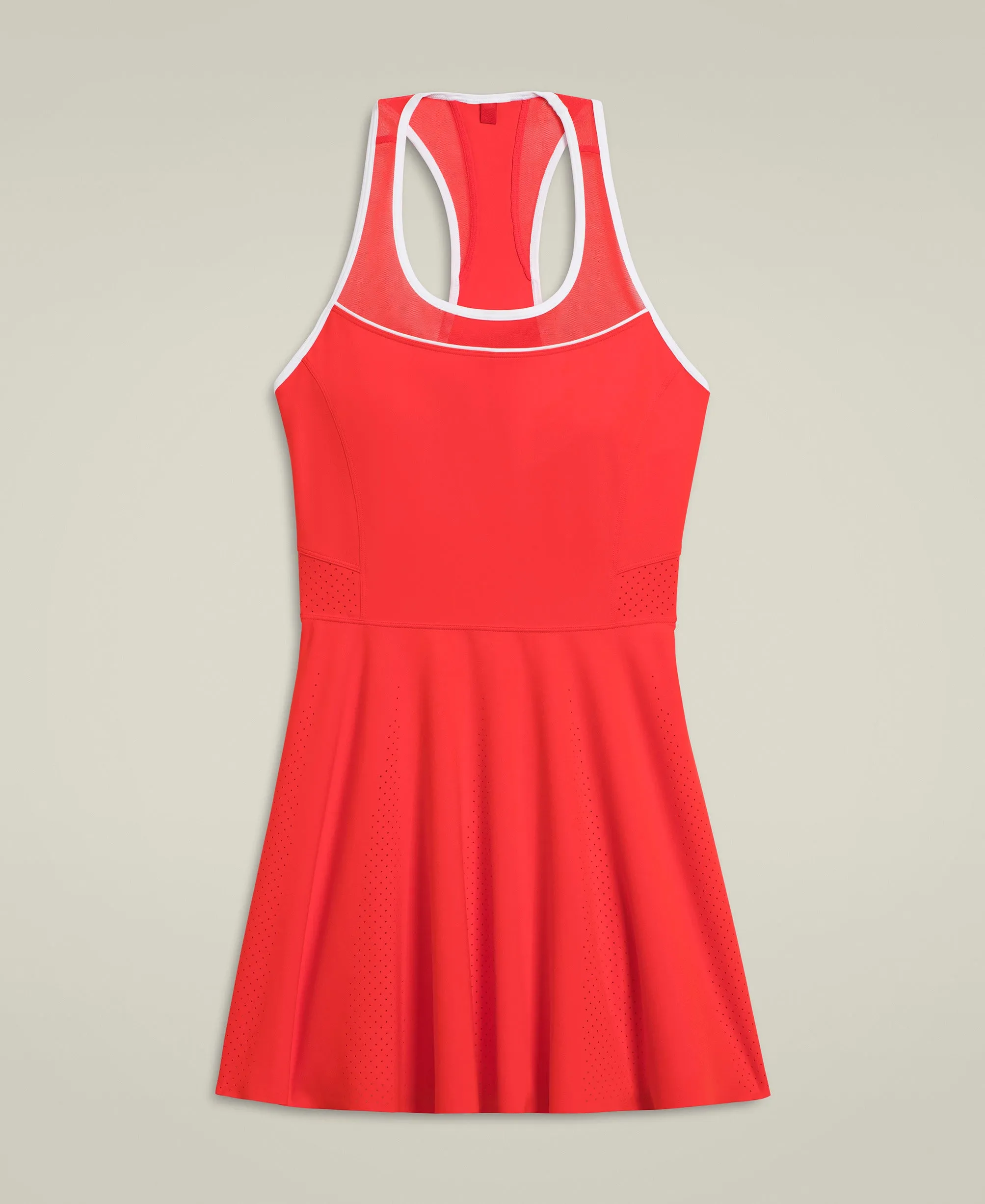 Tour Perforated Dress - Infrared