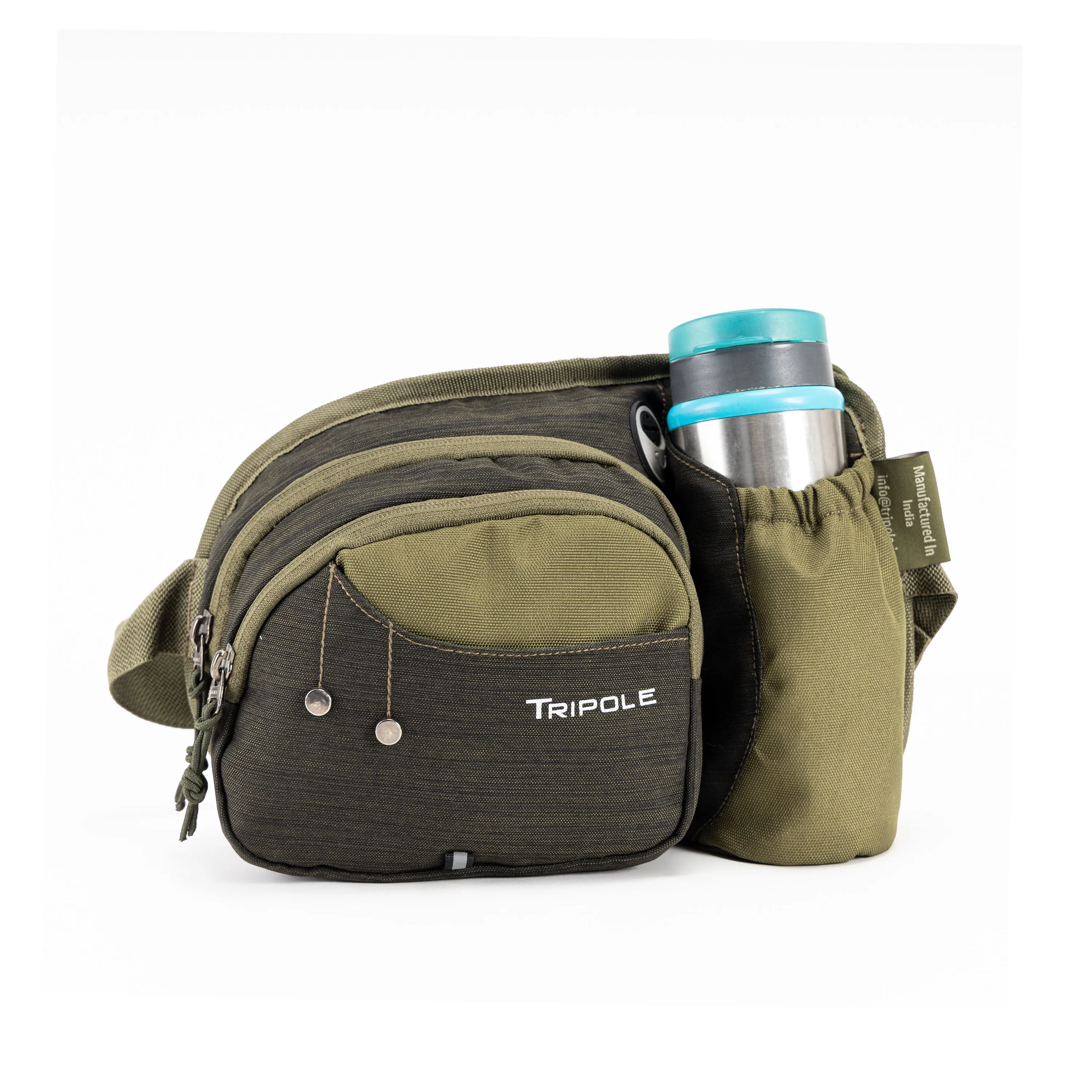 Tripole Hydra Waist Pack with Bottle Holder for Running, Cycling and Daily Use