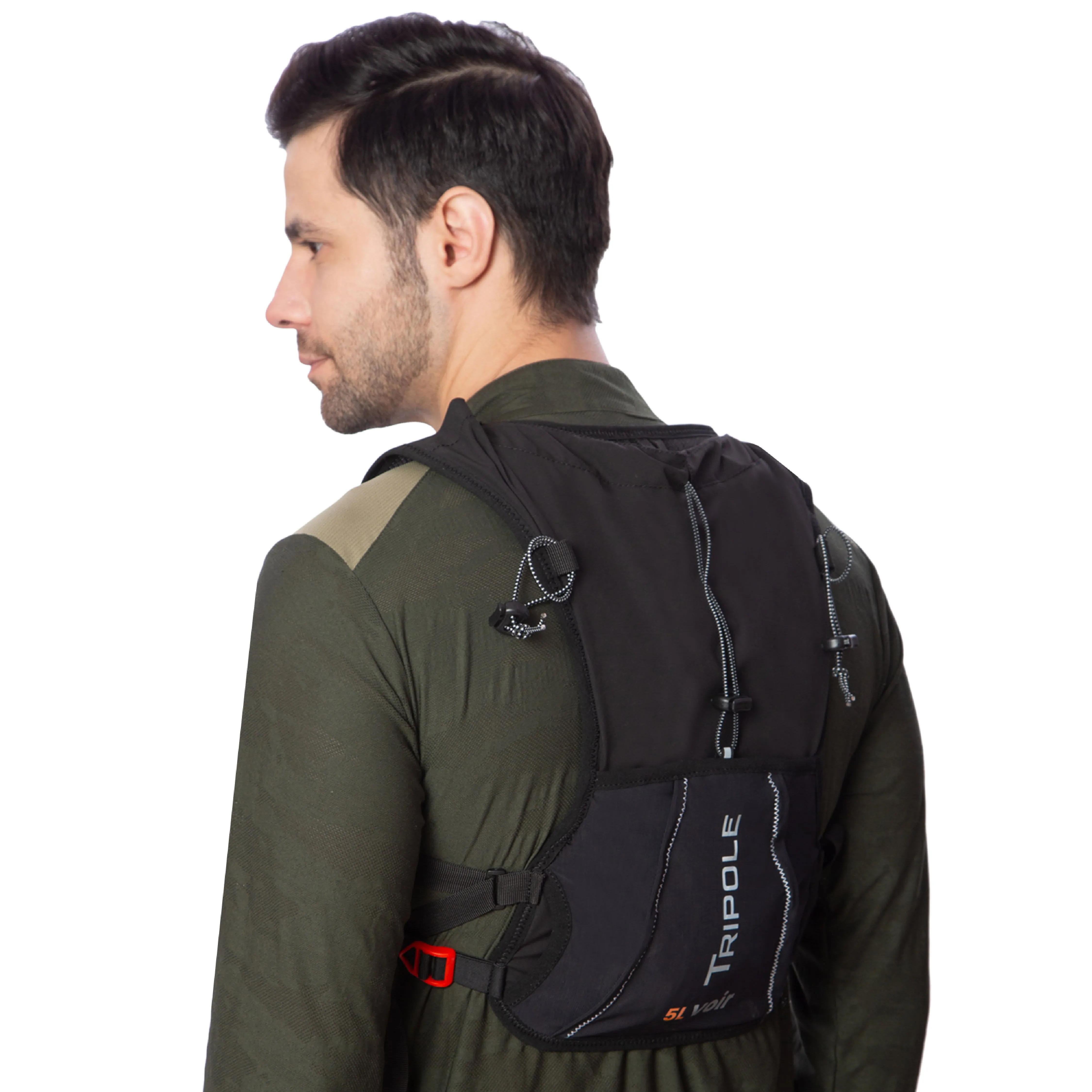 Tripole Voir Hydration Bag with 2L Hydration Bladder for Trail Running and Cycling | 5 Litres | Black