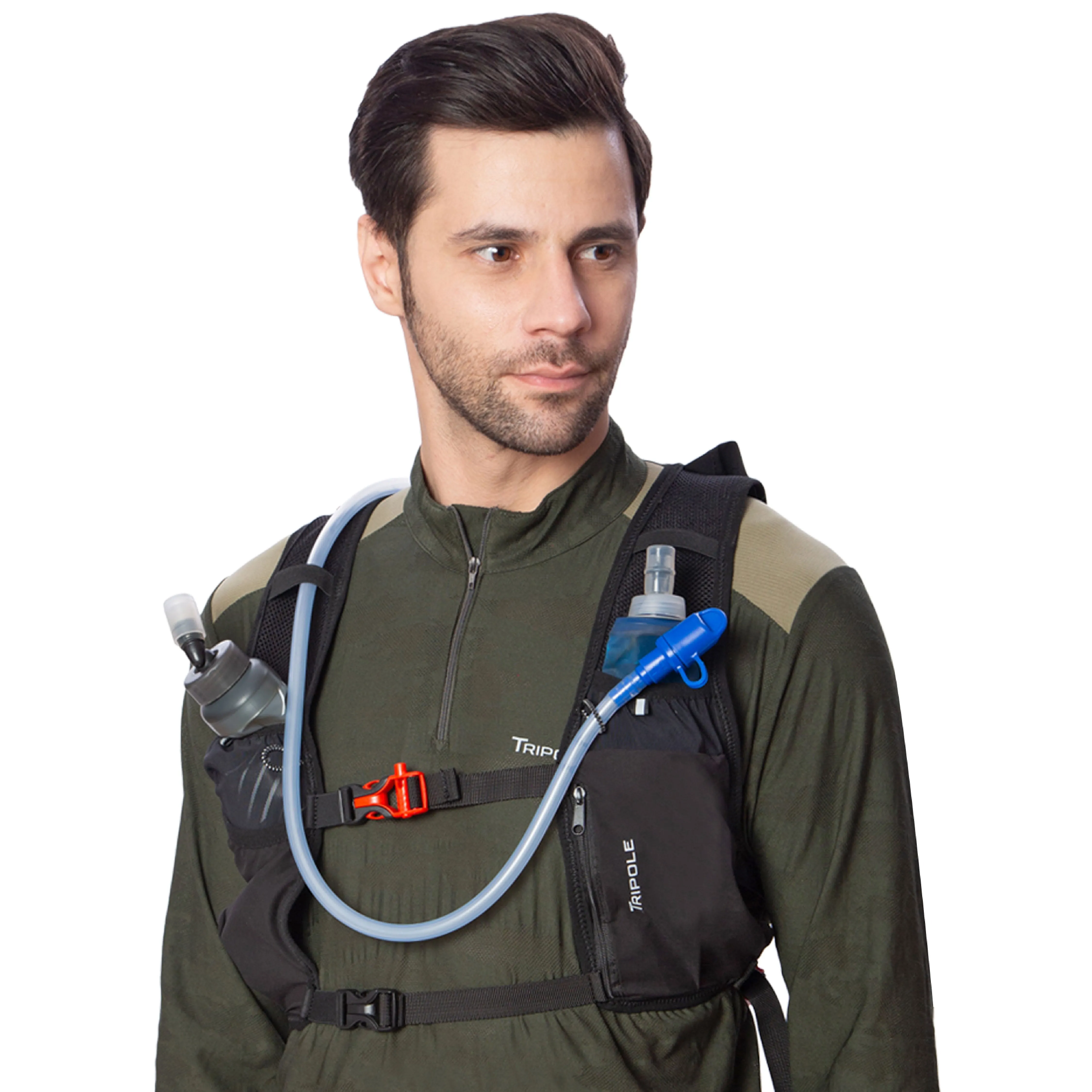 Tripole Voir Hydration Bag with 2L Hydration Bladder for Trail Running and Cycling | 5 Litres | Black