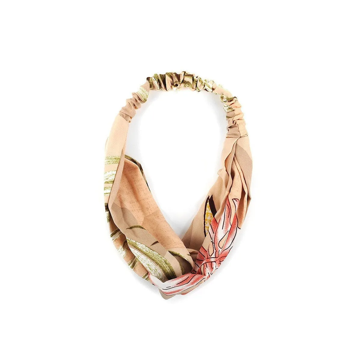 Tropical Changes Headband in Tan