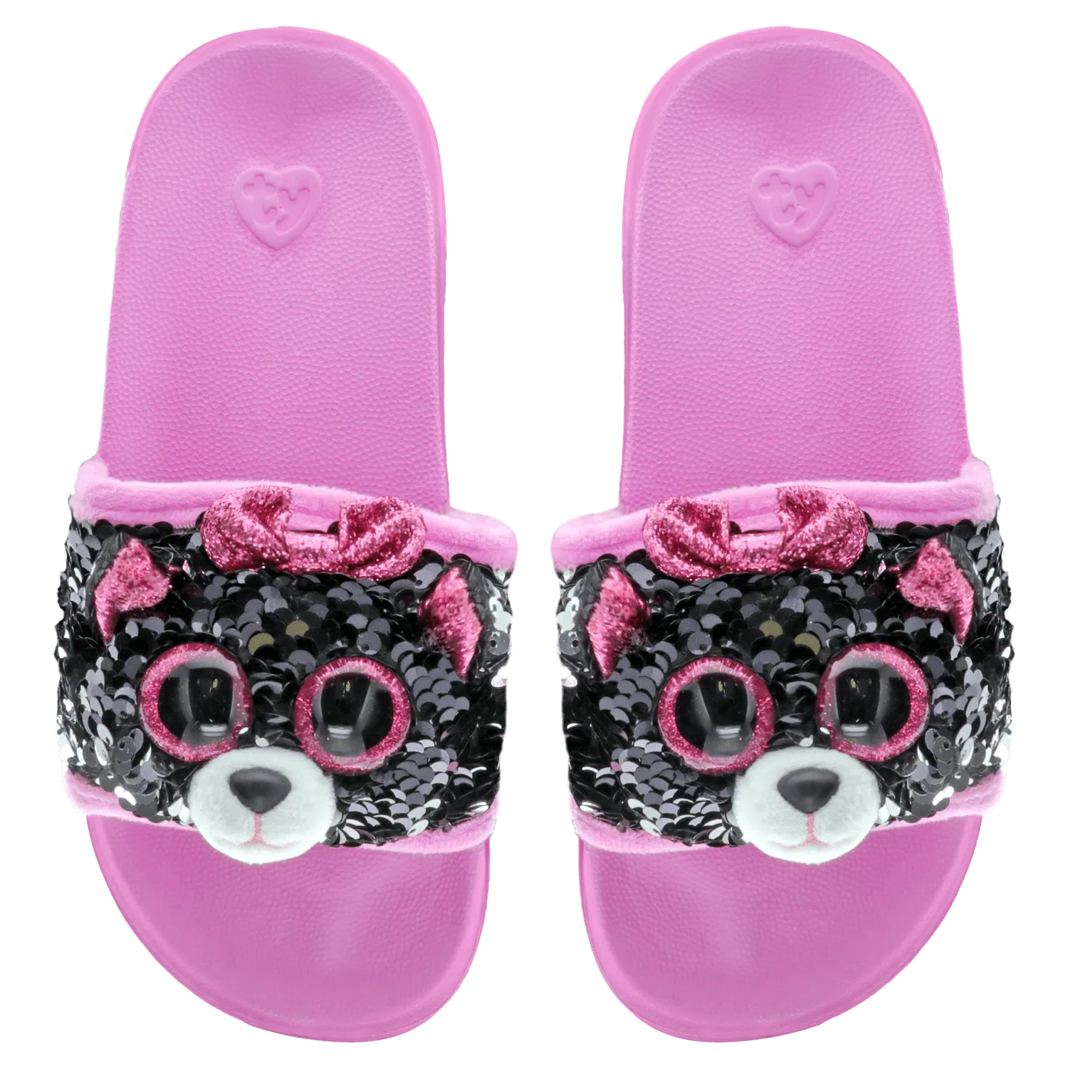 Ty Reversible Sequin Slides - Kiki the Cat