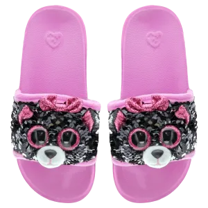 Ty Reversible Sequin Slides - Kiki the Cat