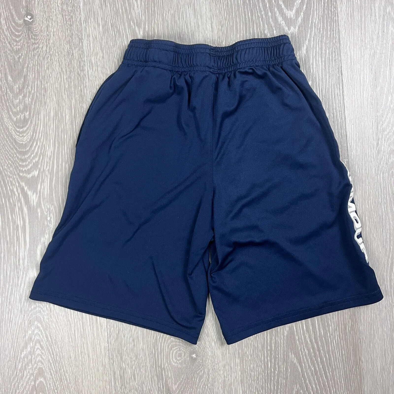 Under Armour Boys Navy Blue Training Shorts Size Small / 8 Years