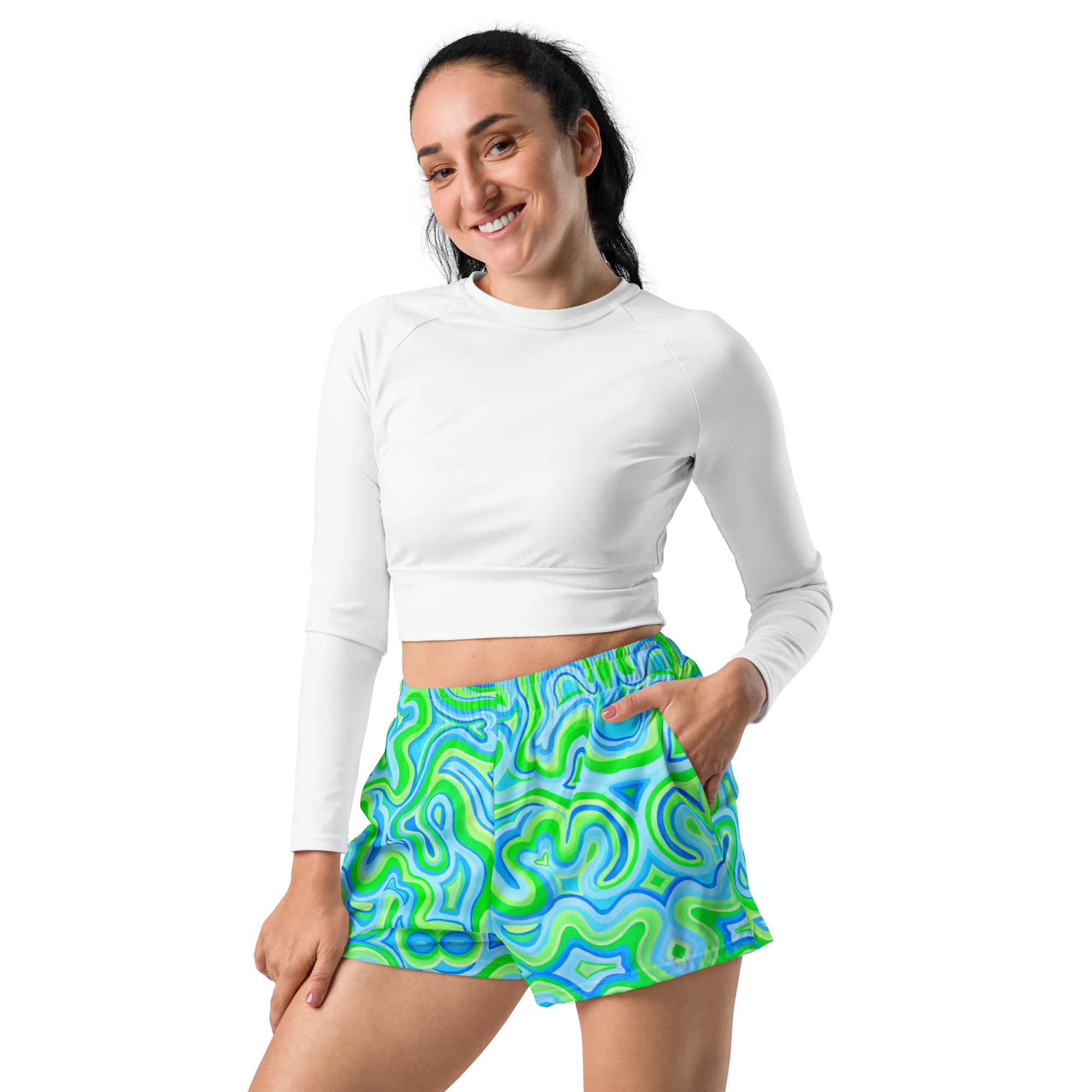 Unisex Running Shorts- "Slushee" Design