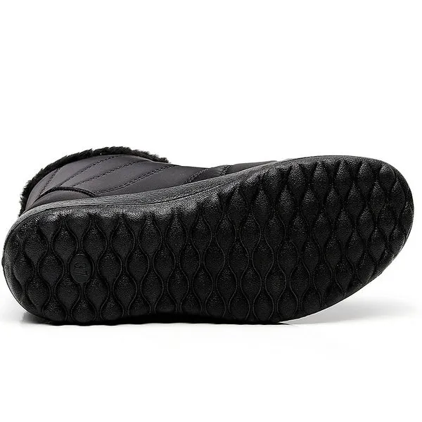Unisex Warm Waterproof Cotton Shoes Nylon Snow Boots