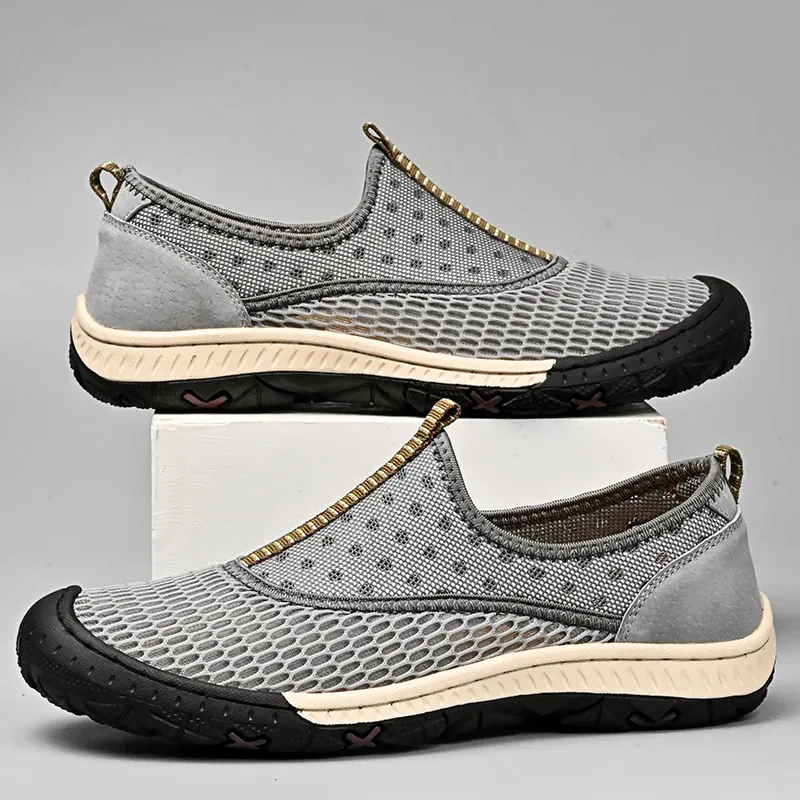 Ventilated Mesh Chic Super Light Sneakers for Men