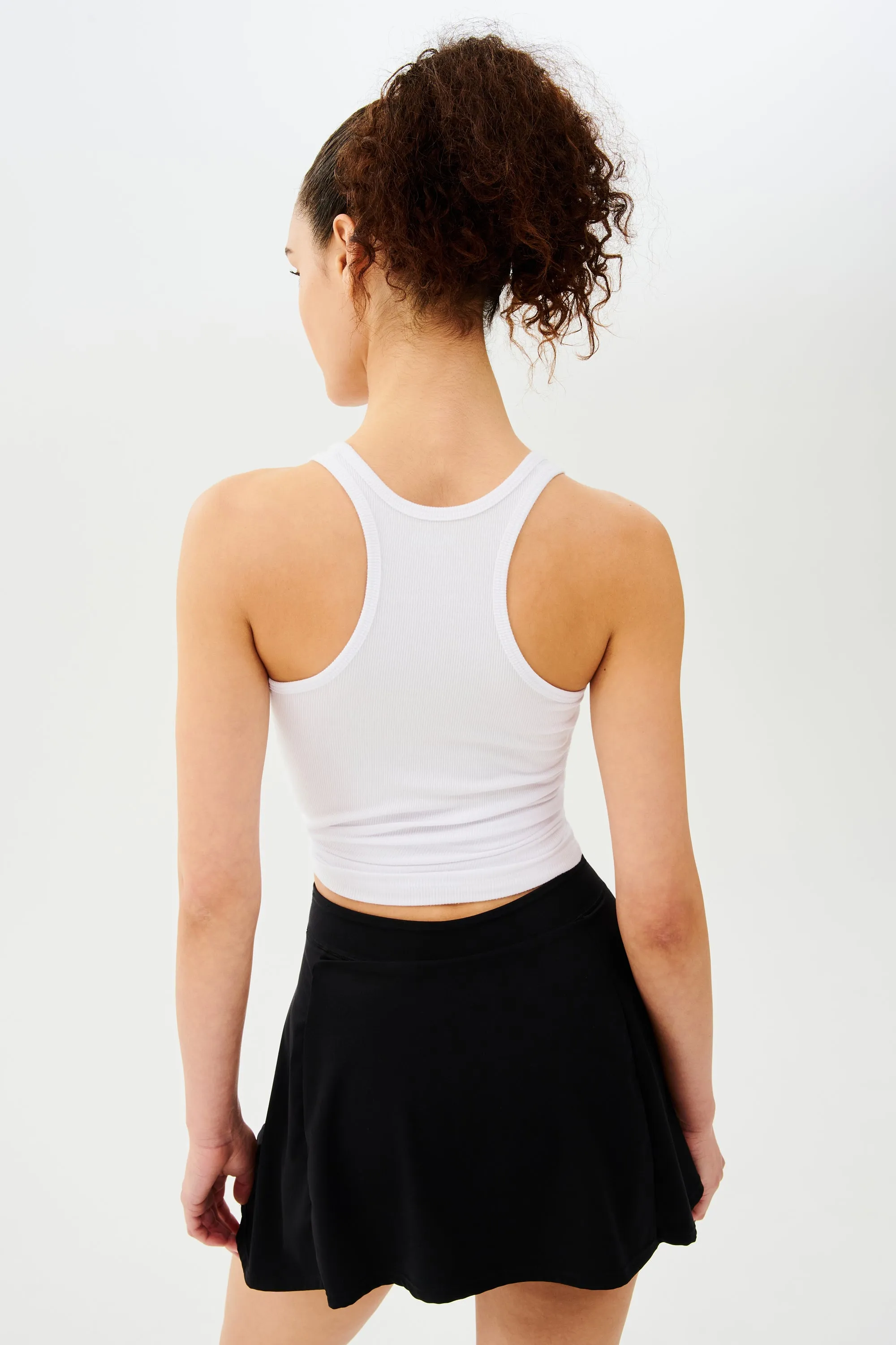 Venus High Waist Rigor Skort - Black
