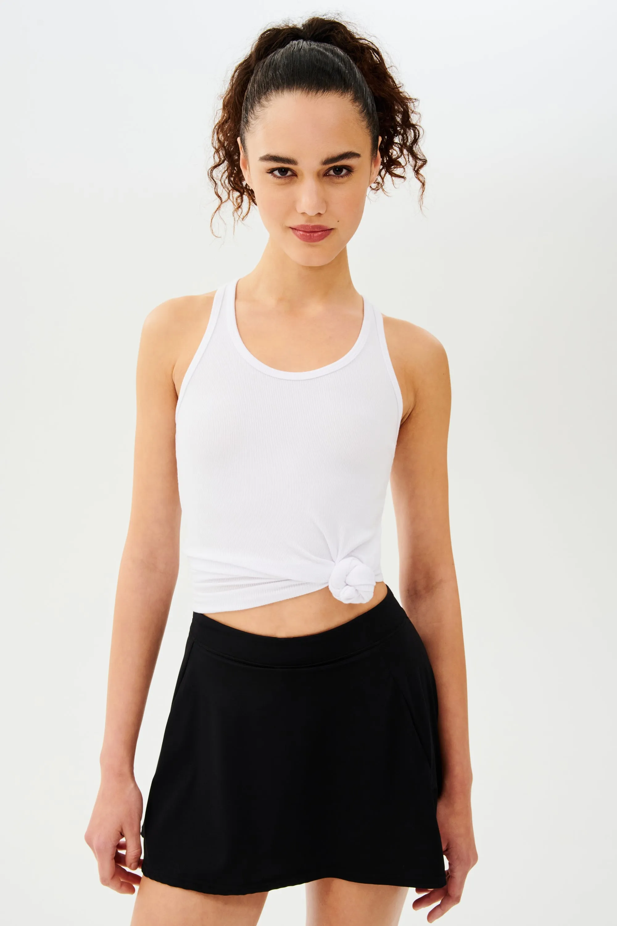 Venus High Waist Rigor Skort - Black