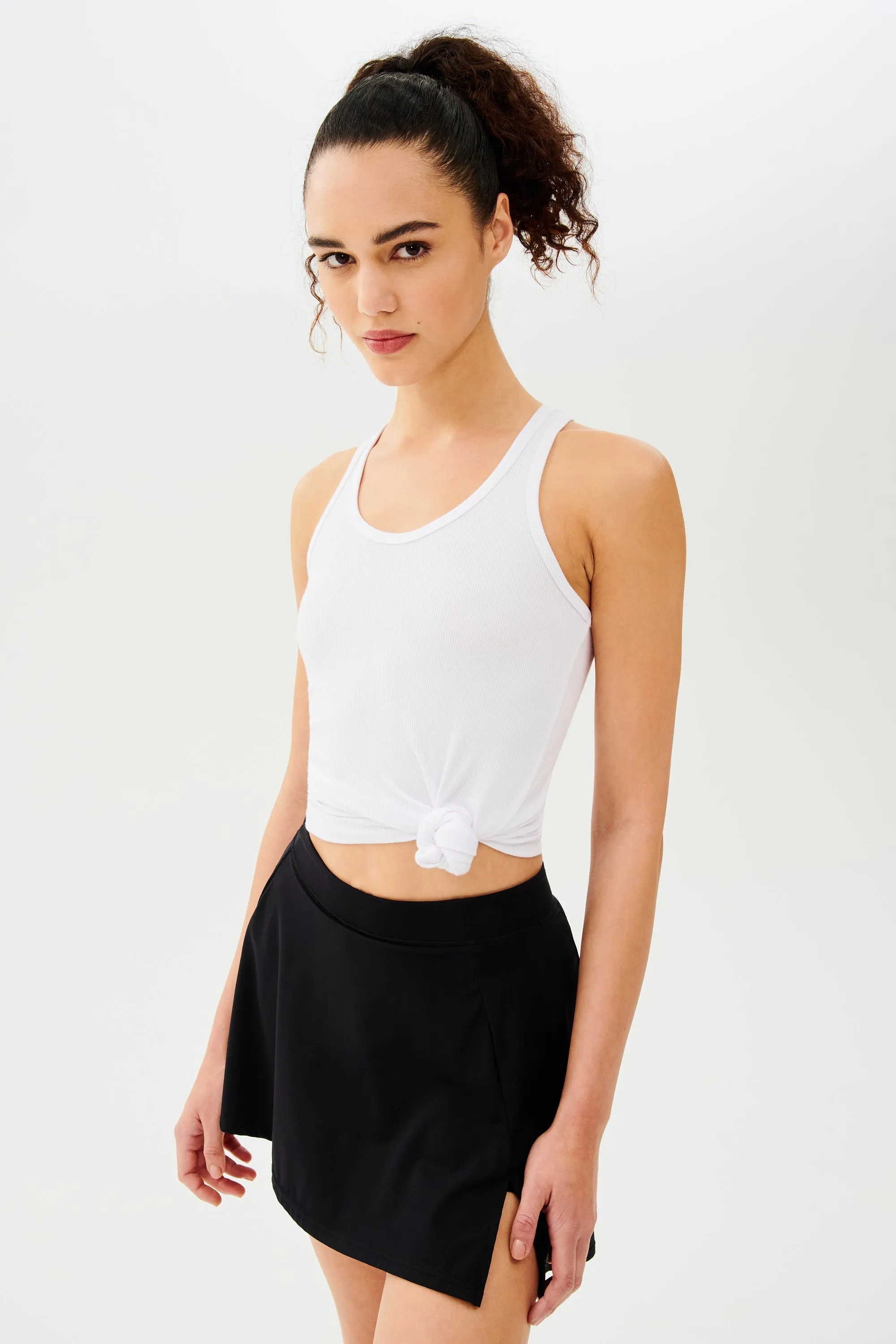 Venus High Waist Rigor Skort - Black