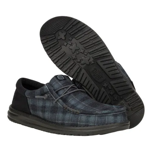 Wally Funk Waffle - Black Plaid