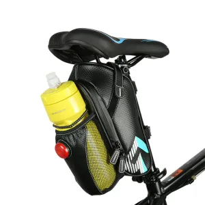 Waterproof Bicycle Saddle Bag With Bicycle Tail Light