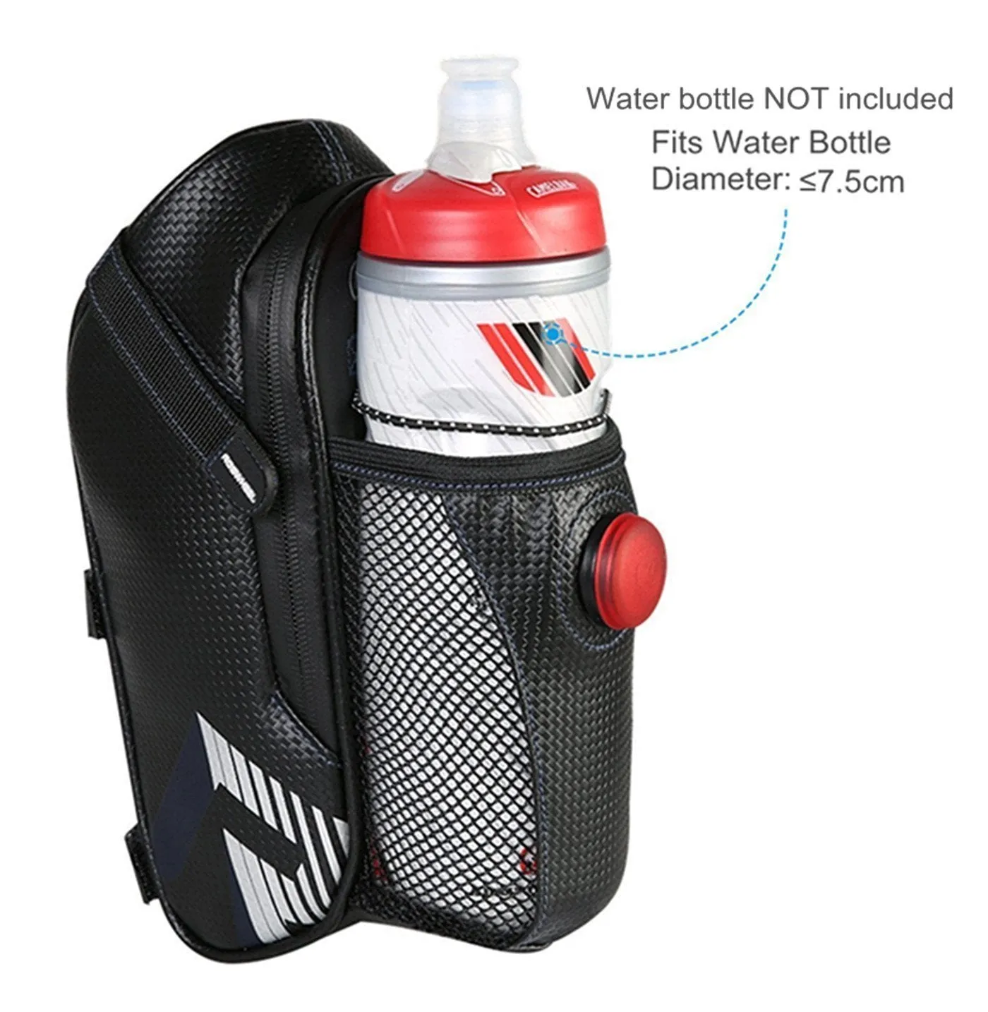Waterproof Bicycle Saddle Bag With Bicycle Tail Light