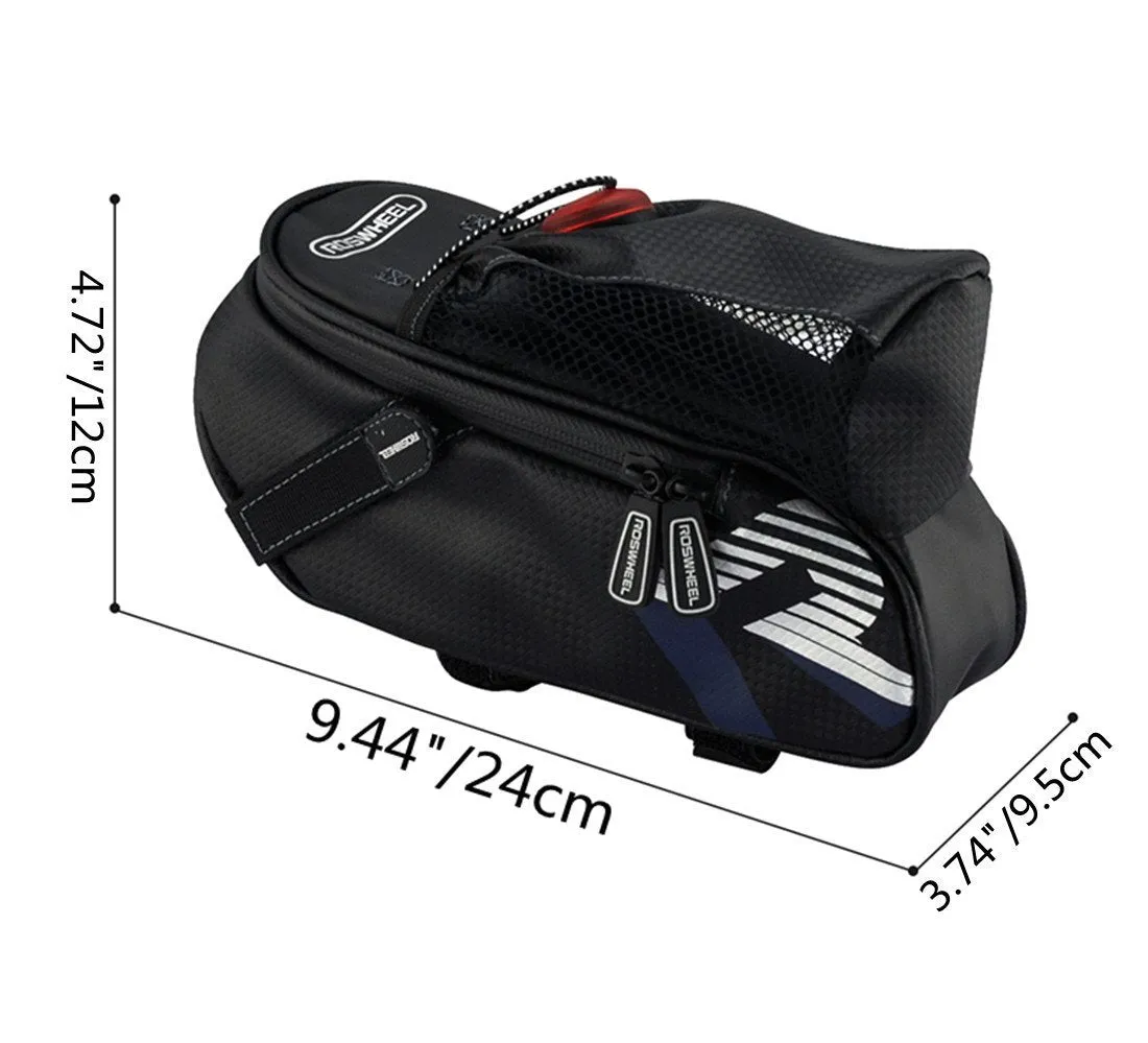 Waterproof Bicycle Saddle Bag With Bicycle Tail Light