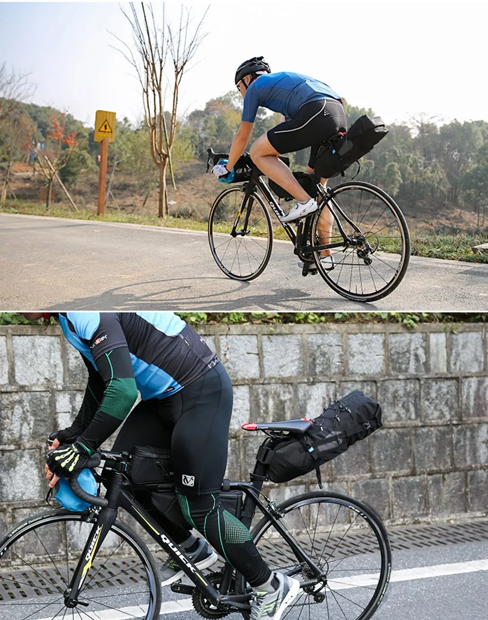 Waterproof Bicycle Seat Pack Saddle Bag 10L