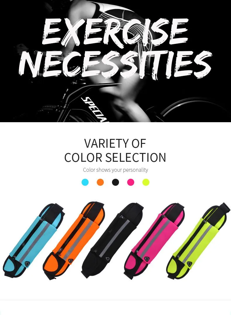 Waterproof Running Waist Belt Bag With Pouch For Phone