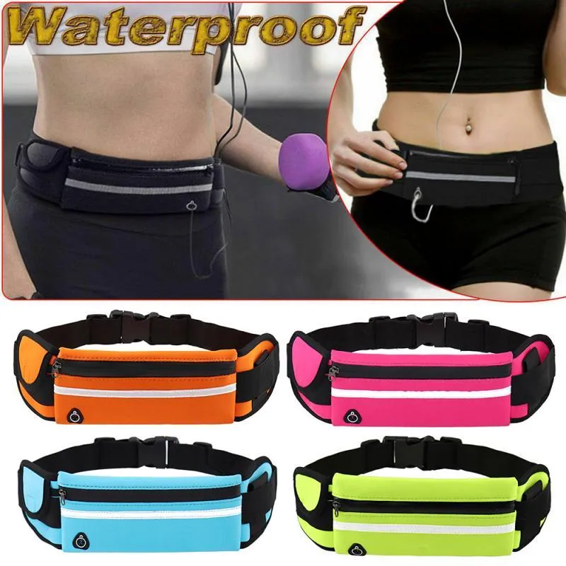 Waterproof Running Waist Belt Bag With Pouch For Phone