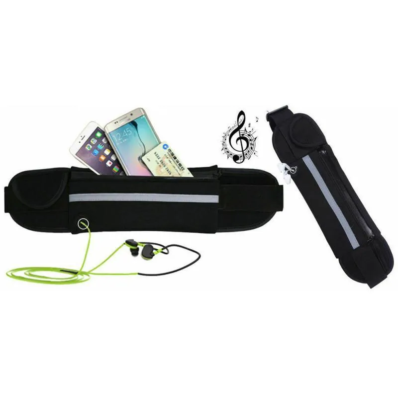 Waterproof Running Waist Belt Bag With Pouch For Phone