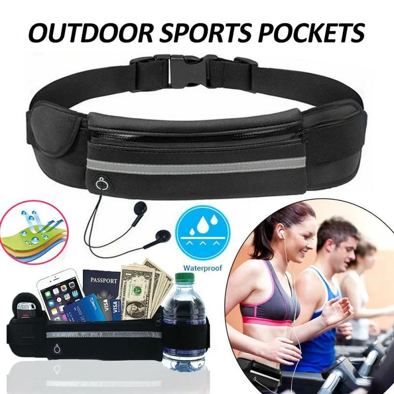 Waterproof Running Waist Belt Bag With Pouch For Phone