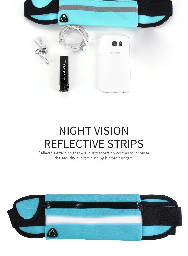 Waterproof Running Waist Belt Bag With Pouch For Phone