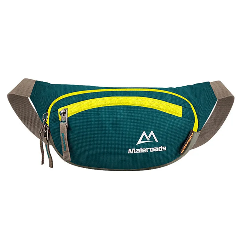 Wautton Large Capacity Waterproof Running Bag Waist Pouch Hiking Waist Bag