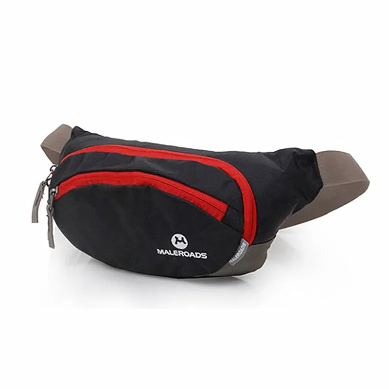 Wautton Large Capacity Waterproof Running Bag Waist Pouch Hiking Waist Bag