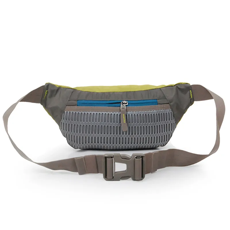 Wautton Large Capacity Waterproof Running Bag Waist Pouch Hiking Waist Bag