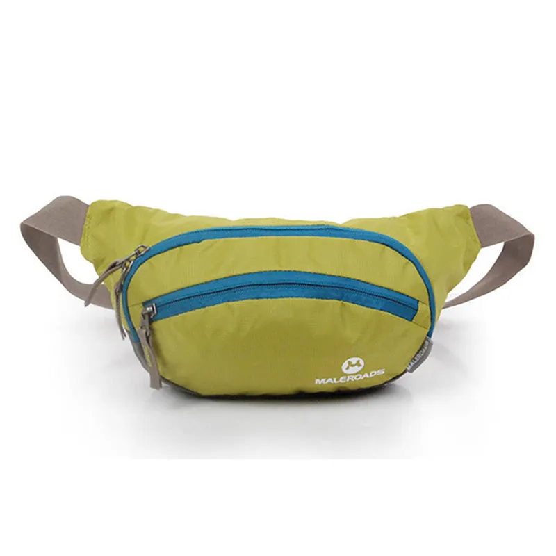 Wautton Large Capacity Waterproof Running Bag Waist Pouch Hiking Waist Bag