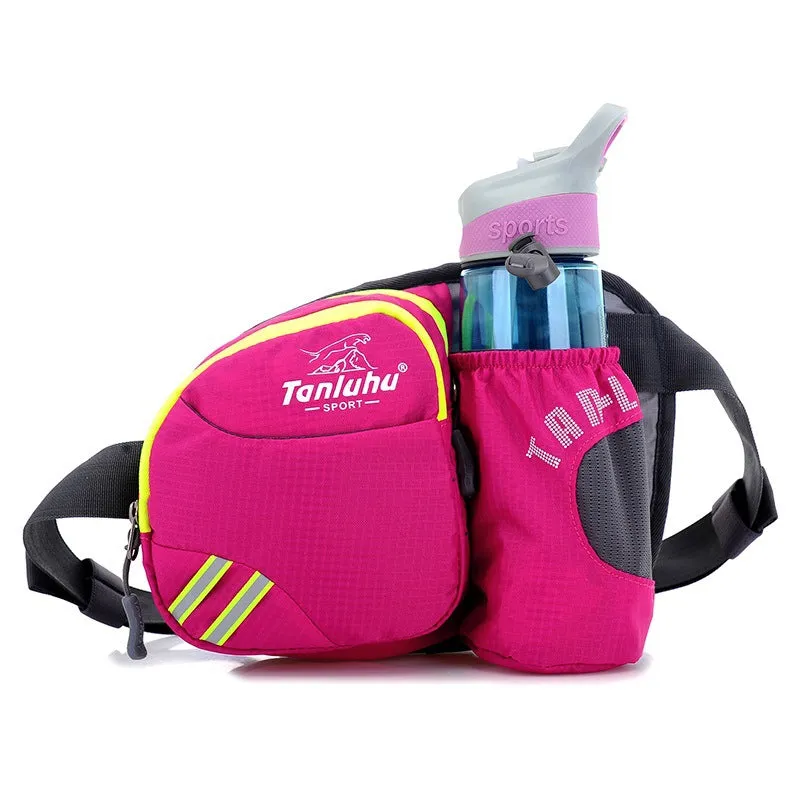 Wautton Outdoor Hiking Walking Waist Pack With Bottle Holder