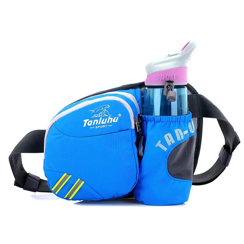 Wautton Outdoor Hiking Walking Waist Pack With Bottle Holder