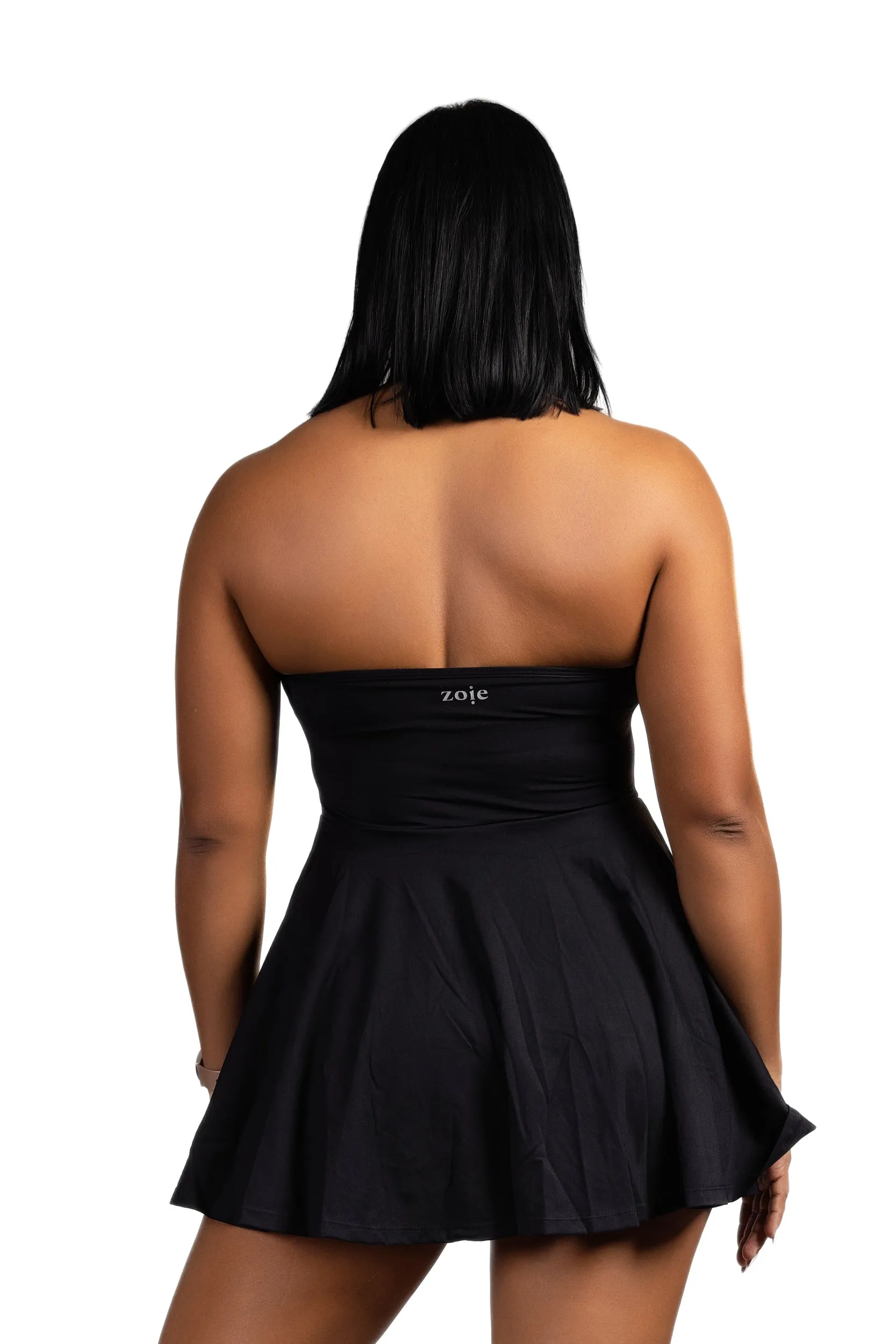 Whisper Tennis Dress - Black