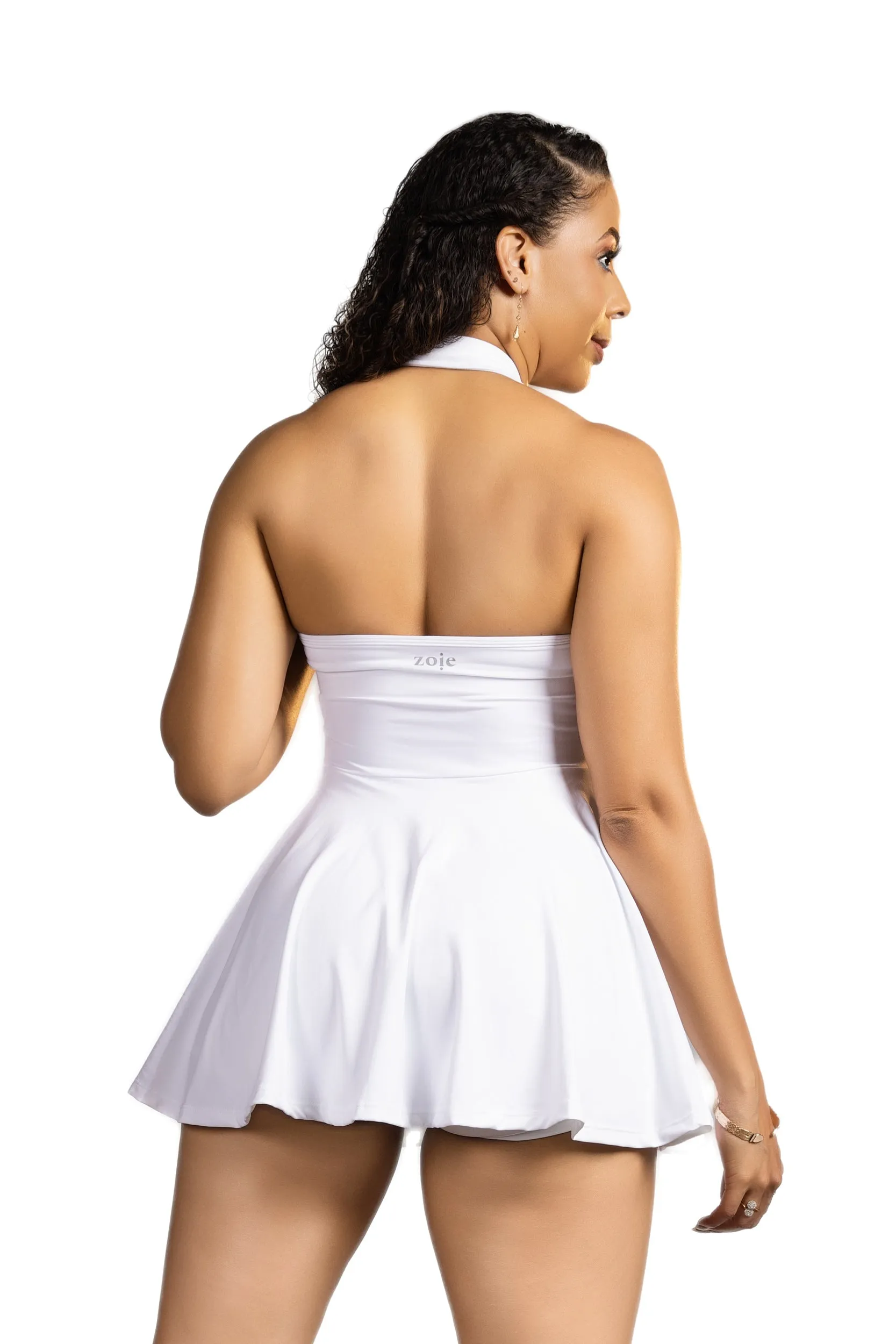 Whisper Tennis Dress - white