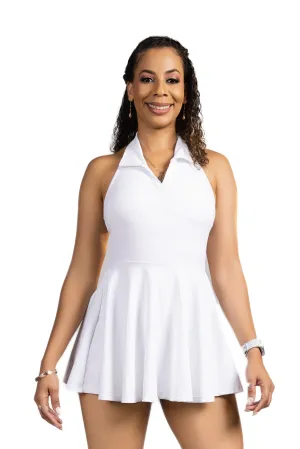 Whisper Tennis Dress - white