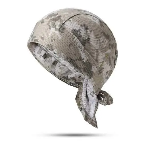 Wicking Camouflage Printting Cycling Headband Bandana Cap