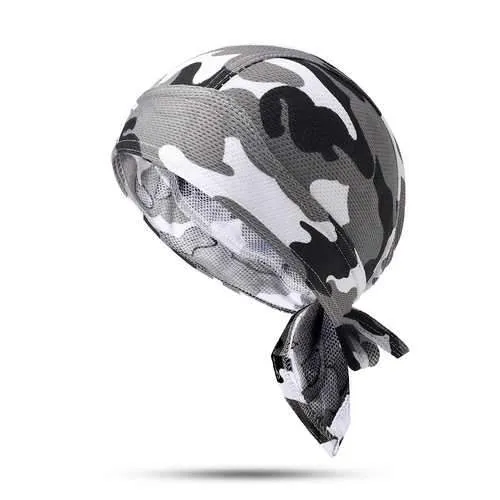 Wicking Camouflage Printting Cycling Headband Bandana Cap