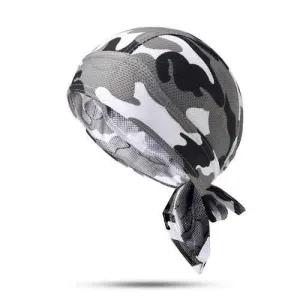 Wicking Camouflage Printting Cycling Headband Bandana Cap