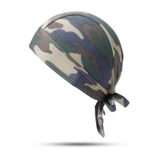 Wicking Camouflage Printting Cycling Headband Bandana Cap
