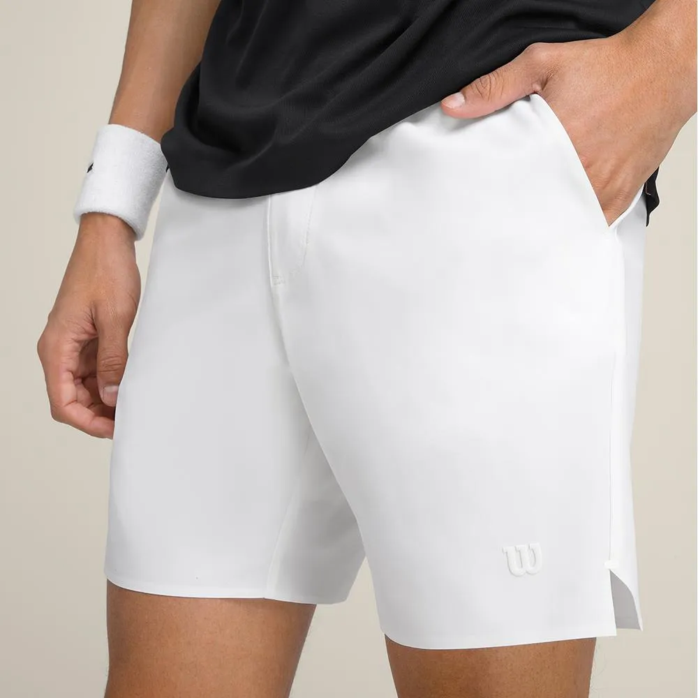 Wilson Men's Tournament Pro 7" Short - Bright White