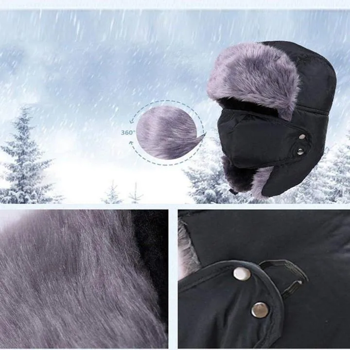 Winter Outdoor Windproof Thick Warm Neck Snow Cap Face Mask Cycling Motorcycle Hat