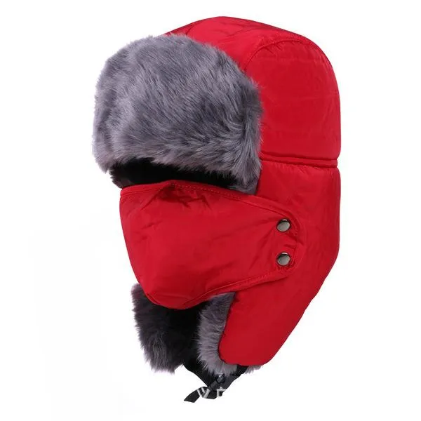 Winter Outdoor Windproof Thick Warm Neck Snow Cap Face Mask Cycling Motorcycle Hat