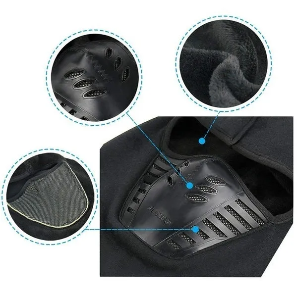 Winter Warm Hat Windproof Motorcycle Face Mask Hat Neck Helmet Beanies