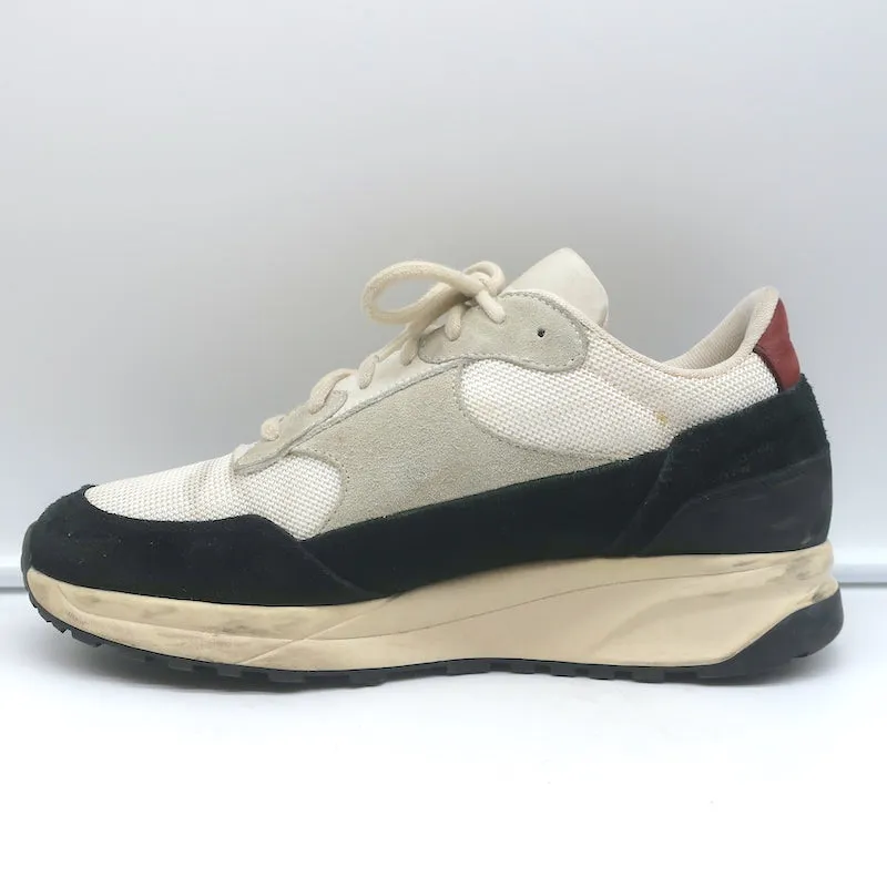 Woman by Common Projects Track 80 Sneakers Black Suede & White Mesh Size 38