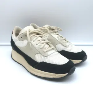 Woman by Common Projects Track 80 Sneakers Black Suede & White Mesh Size 38