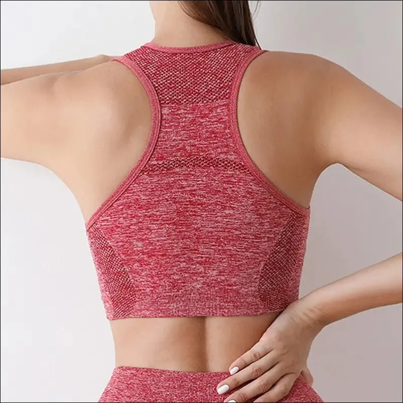 Women sports bra top push up fitness yoga bra underwear sport tops for women breathable running