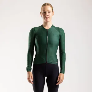 Women's Apex H1 Svelto Long Sleeve Jersey (Forest)