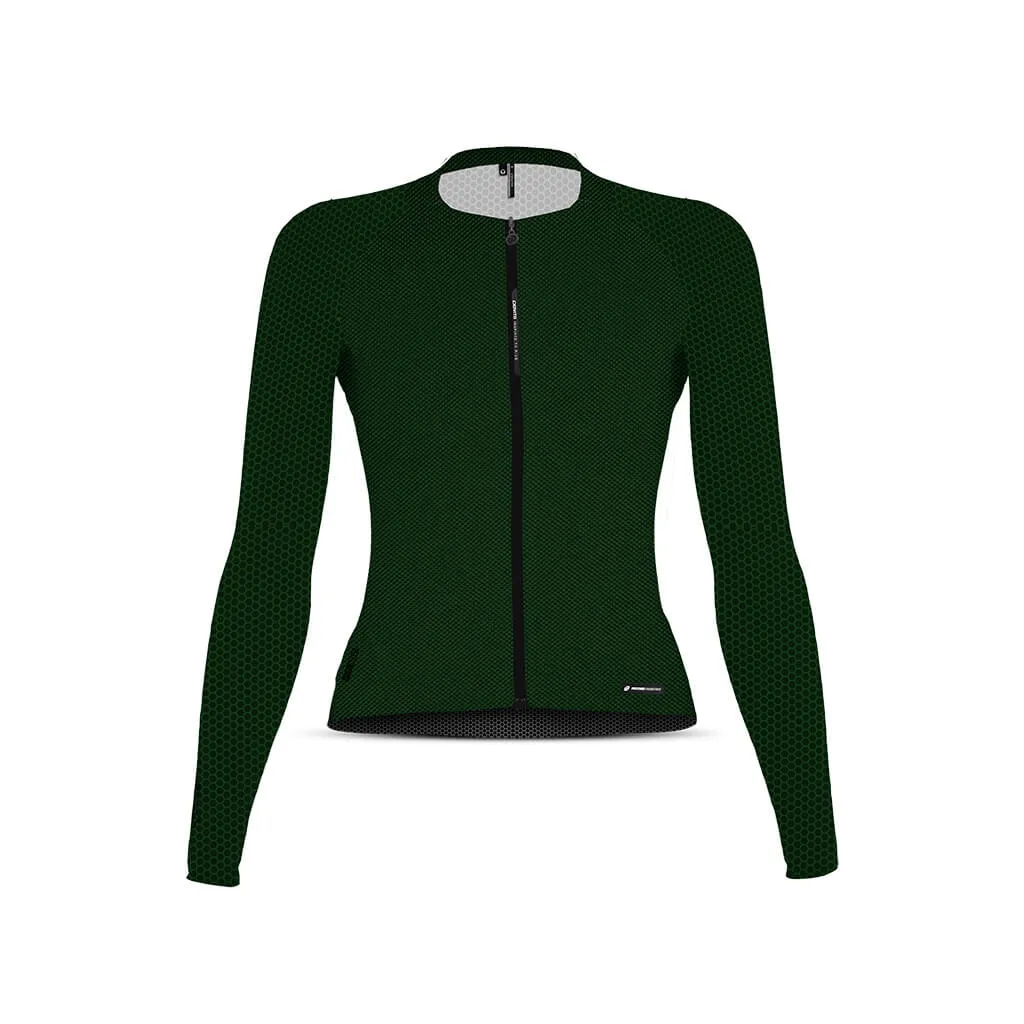 Women's Apex H1 Svelto Long Sleeve Jersey (Forest)