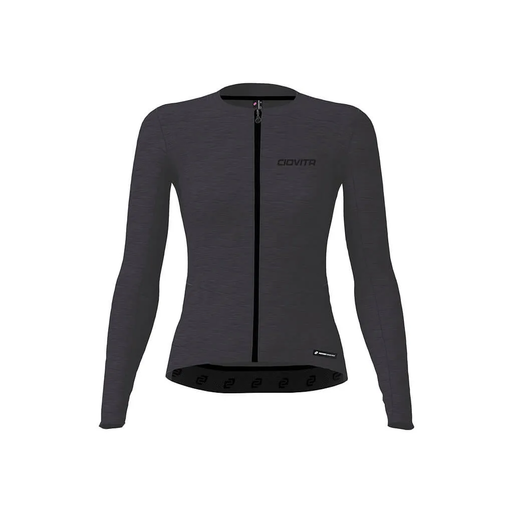 Women's Librio Long Sleeve Race Fit Jersey (Charcoal)