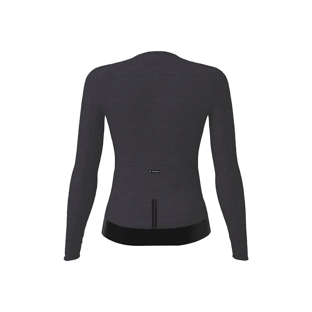 Women's Librio Long Sleeve Race Fit Jersey (Charcoal)