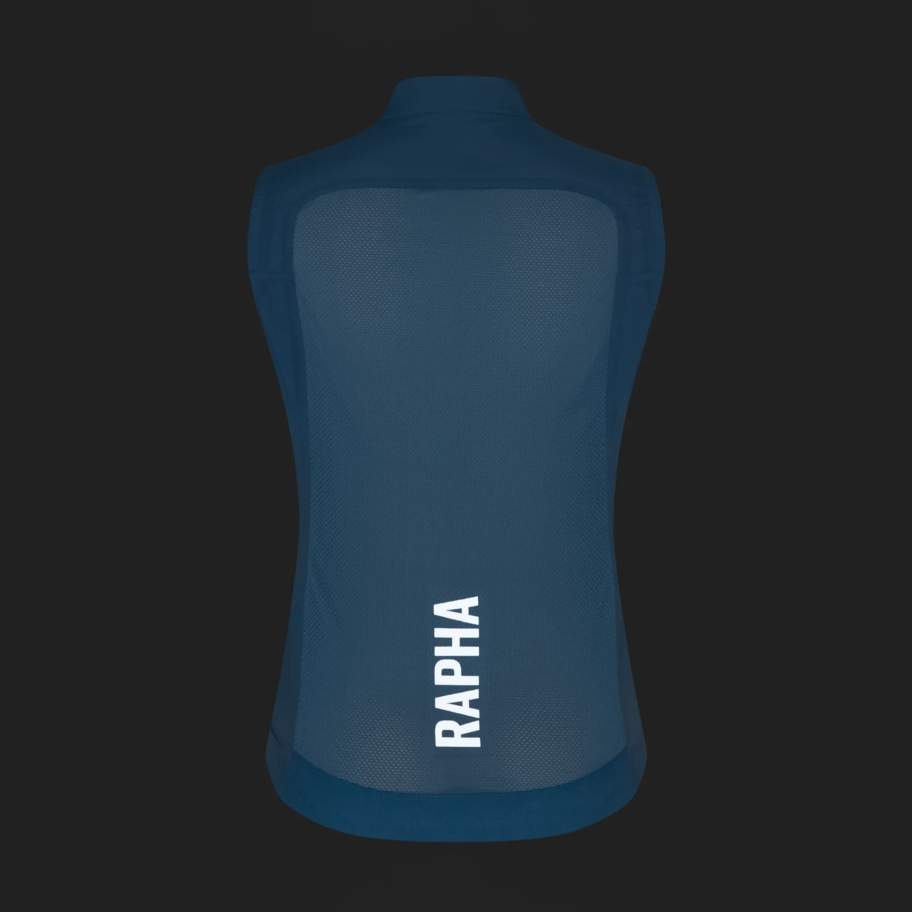 Women's Pro Team Lightweight Gilet - Dusted Blue/White