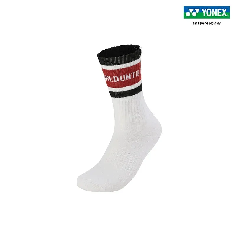 YONEX SPORT Men Socks 25-28cm 19028-011 White